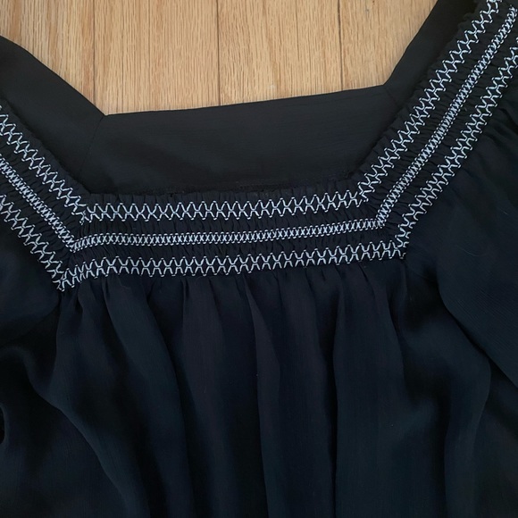 MUDD Black Sheer Blouse - Picture 5 of 6